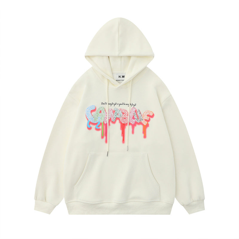 Men Hoodie Hooded Sweater Men's Spring and Autumn Loose Hoodie Shirt