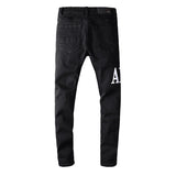 Amiri Jeans Casual Hip Hop Slim Jeans Men #649