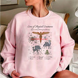 2024Care of Magical Creatures Sweatshirt Magic School