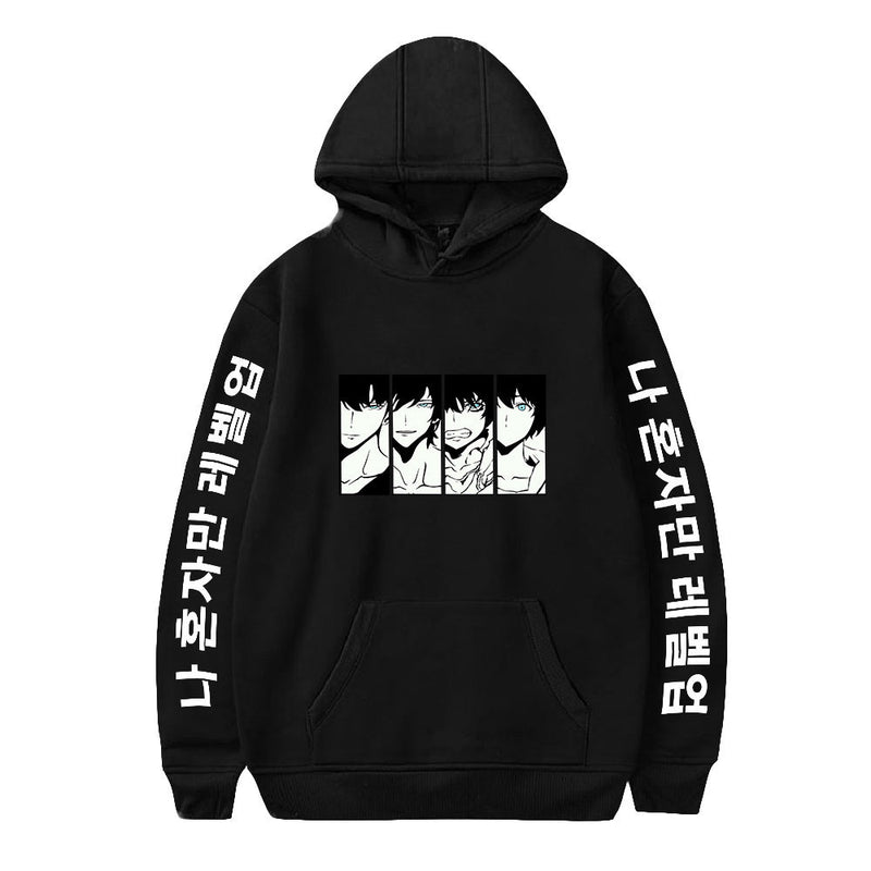 Manga Solo Leveling Sung Jin Woo Printed Hoodie Spring Long
