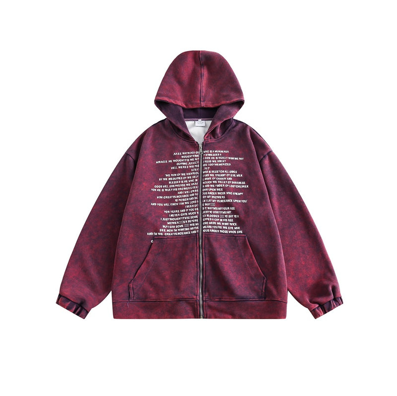 Unisex Hoodie Japanese-Style Retro Washed Loose Hooded Sweater Spring and Autumn