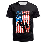 National Flag Day T Shirts Printed Outdoor All-Matching Short Sleeve T-shirt