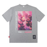Men T Shirt Summer American Fashion Brand Short Sleeve T-shirt Men's Loose
