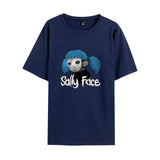 Sally Face T Shirts Adventure Puzzle Series Casual Loose-Fitting T-shirt
