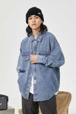 Unisex Jacket Autumn New Washed Denim Shirt Women's Clothing