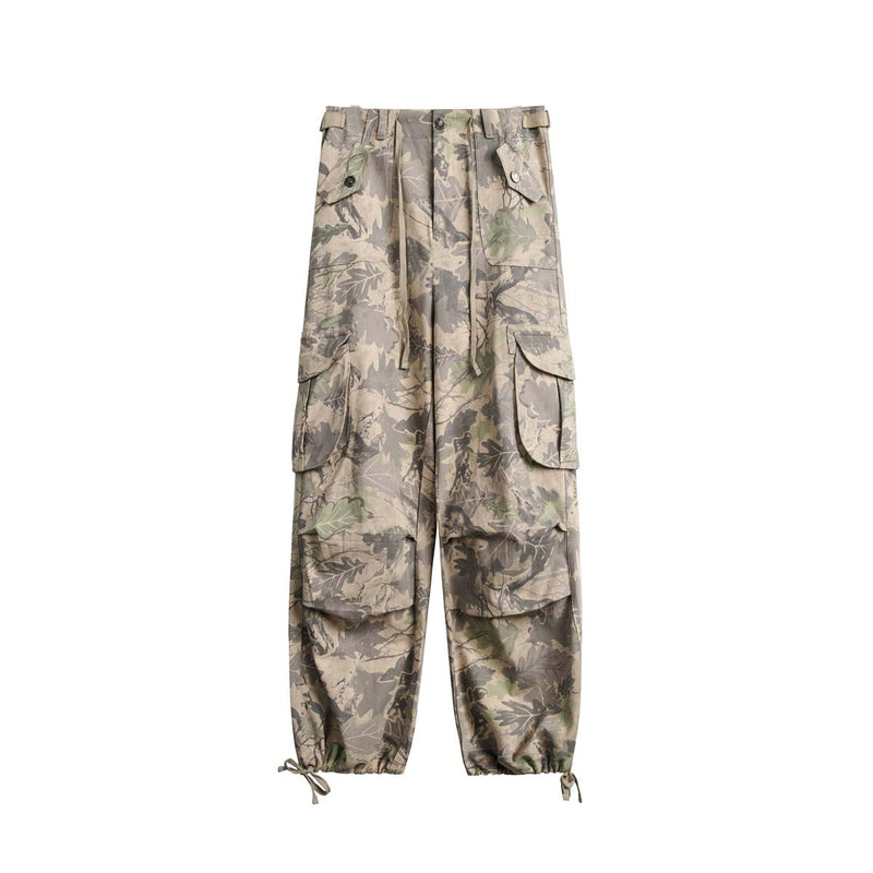 Unisex Pants Autumn Workwear Camouflage Slacks