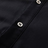 Men Long Sleeve T Shirt Solid Color Long Sleeve Men's Ins Fashion Brand Street Loose Half-Sleeve Top