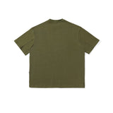 Men T Shirt Japanese-Style Retro T-shirt Men's and Women's Short Sleeve Letter Print Loose