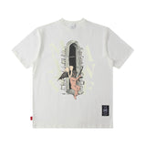 Men T Shirt Angel T-shirt Men's Short Sleeve Trendy Loose Couple Outfit