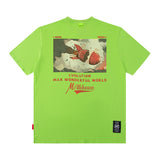 Men's T Shirt Letter Short Sleeve T-shirt Men's and Women's Loose Top