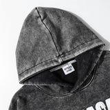 Men Hoodie Washed Old Hooded Sweater Men's Autumn and Winter Letter Printing