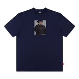 Men T Shirt Retro Portrait Printing T-shirt Men's and Women's Short Sleeve Loose Couple