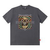 Men's T Shirt Printed Short-Sleeved T-shirt Men's and Women's Ins Street