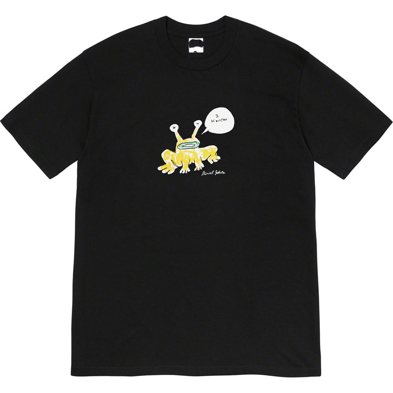 Mens T-shirts 20SS Daniel Johnston Frog Tee Frog Print Short Sleeve T-Shirt Bottom Shirt