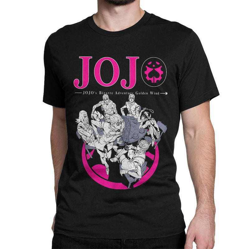 Golden Wind Bruno's Gang Japanese Anime T-Shirt for Men Wome