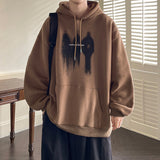 Men Hoodie Hooded Sweater Men's Hip Hop Couple Hoodie Teen Coat Autumn and Winter