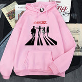 Gorillaz Print Hoodies MenWomen Streetwear Music Band Sweats