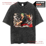 Anime ONE PIECE Roronoa Zoro T Shirt Y2k Harajuku Fashion