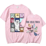 2024 The Eras Tour Cat Printed T-Shirt Women's Fashion