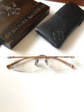CHH Chrome Hearts Glasses Simple and generous Ultra-light titanium glasses frame Business myopia glasses frame