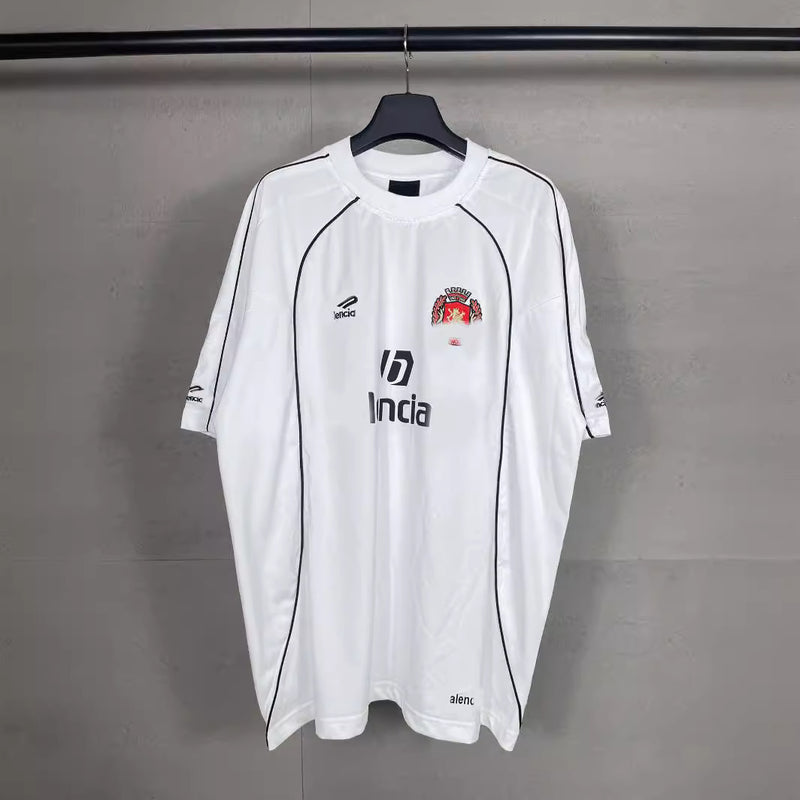 Men T-shirts Football Sportswear LOGO Printed Short Sleeve T-Shirt Loose Casual