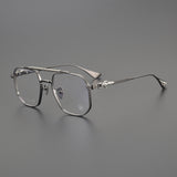 CHH Chrome Hearts Glasses Vintage Versatile Double Beam Large Frame Myopia Glasses Frame