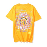 Bathing Ape T Shirt Cartoon Round Neck Summer Printed Large Size Short Sleeve Casual