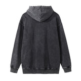 Men Hoodie Washed and Worn Hooded Sweater Men's Ins Loose Hoodie