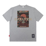 Men T Shirt Retro Men's Short-Sleeved T-shirt Casual Men and Women