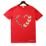 Crew neck print shirt millennium bug style t-shirt casual