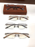 CHH Chrome Hearts Glasses Simple and exquisite frameless business titanium myopia glasses frame