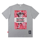 Men T Shirt Printed Fashion Brand Short Sleeve T-shirt Men and Women Couple Loose