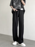 Men Sweatpants Men's Summer Drape Wide Leg Loose Straight Casual