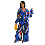 Jungle Print Maxi Dress Fashion Women's Wear Casual Printing
