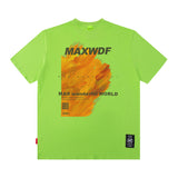 Men T Shirt Sunflower Oil Painting Printed Short-Sleeved T-shirt for Men and Women Couple