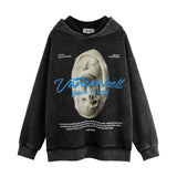Men Hoodie Washed Old Hooded Sweater Men Autumn and Winter Loose