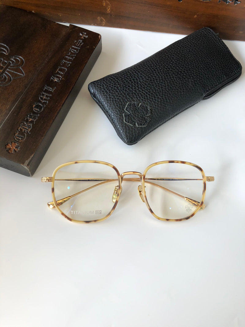 CHH Chrome Hearts Glasses Simple and stylish ultra-light titanium square glasses frame
