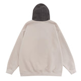 Men Hoodie Five-Pointed Star Embroidered Hoodie