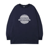 Men Long Sleeve Shirt Street round Neck Long Sleeve T-shirt Men and Women Hip Hop College Style