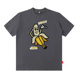 Men's T Shirt Printed Short-Sleeved T-shirt Men's and Women's American Retro Loose