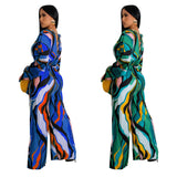 Jungle Print Maxi Dress Fashion Women's Wear Casual Printing