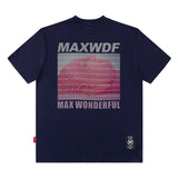 Men T Shirt Pizza Printed Short-Sleeved T-shirt Men and Women Loose