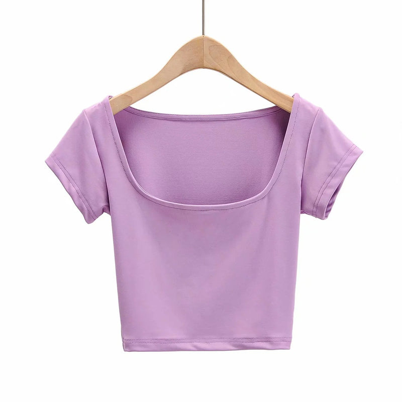 Women T-Shirt Vintage Top Sleeve T
