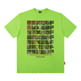 Men T Shirt Printed round Neck Short Sleeve T-shirt Men and Women Loose
