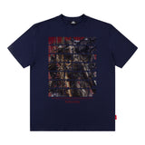 Men T Shirt Printed round Neck Short Sleeve T-shirt Men and Women Loose