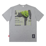 Men T Shirt Summer American Fashion Brand Short Sleeve T-shirt Men's Loose
