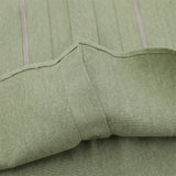 Men Long Sleeved T Shirt Spring and Autumn Solid Color Long Sleeve Shirt Men's Zipper Pocket Lapels Shirt Pure Cotton Cardigan Top