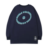 Men Long Sleeve Shirt Personality round Neck Long Sleeve T-shirt Men and Women Couple