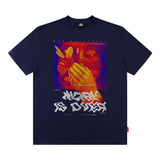 Men T Shirt T-shirt Street Vintage Portrait Short Sleeve Men and Women
