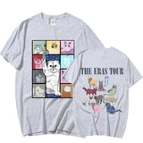 2024 The Eras Tour Cat Printed T-Shirt Women's Fashion